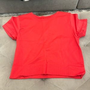 All in motion red top